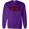 Tau Kappa Epsilon Lettered Crewneck(Purple)