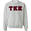 Tau Kappa Epsilon Lettered Crewneck(Sports Grey)