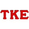 Tau Kappa Epsilon TKE Big Greek Letter Window Sticker Decal 4 Inches Red(Red)