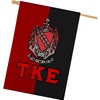 Tau Kappa Epsilon TKE Crest House Flag