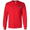 Tau Kappa Epsilon TKE Fraternity Crest Longsleeve Tee(Red)