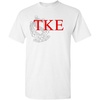 Tau Kappa Epsilon TKE Greek Crest T-Shirt(Light Grey)