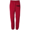 Tau Kappa Epsilon TKE Greek Lettered Thigh Sweatpants(Red)