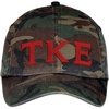 Tau Kappa Epsilon TKE Lettered Camouflage Hat Military Camo