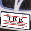 Tau Kappa Epsilon TKE Lettered Lines License Cover