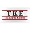 Tau Kappa Epsilon TKE Lettered Lines License Covers