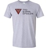 Tau Kappa Epsilon TKE Logo Short Sleeve Tee(Sports Grey)
