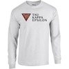 Tau Kappa Epsilon TKE Triangle Long Sleeve Tee(Light Grey)