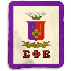 Greekgear Sigma Phi Epsilon Sherpa Lap Blanket