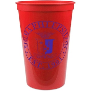 Greekgear Sigma Phi Epsilon SigEp Big Plastic Stadium Cup Set of 4