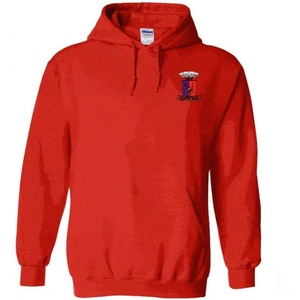 Greekgear Sigma Phi Epsilon SigEp Crest – Shield Emblem Hooded Sweatshirt(Red)
