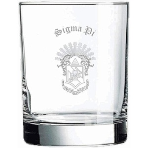 Greekgear Sigma Pi Old Style Glass Transparent