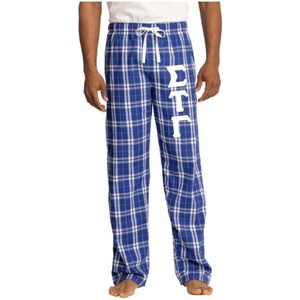 Greekgear Sigma Tau Gamma Flannel Plaid Pant – PJ’s(Royal Blue)