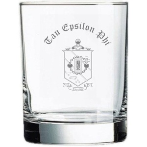 Greekgear Tau Epsilon Phi Old Style Glass Transparent
