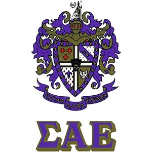 Sigma Alpha Epsilon Crest Decal Multicolored