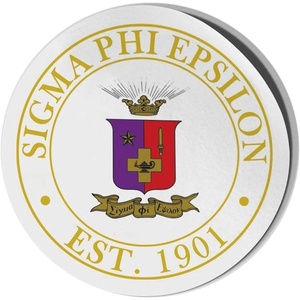 Sigma Phi Epsilon SigEp Circle Crest – Shield Decal