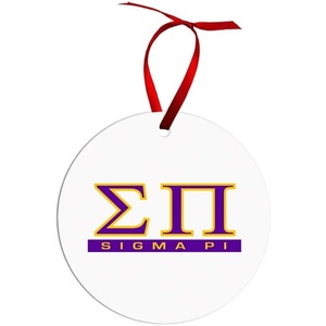 Sigma Pi Classic Circle Ornaments