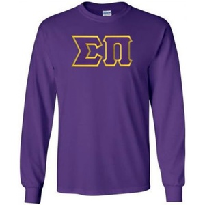 Sigma Pi Lettered Long Sleeve(Purple)