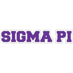 Sigma Pi Long Window Sticker
