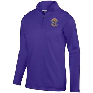 Sigma Pi World Famous Crest Wicking Fleece Pullover(Purple)