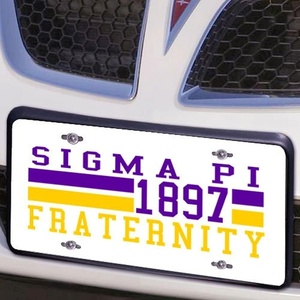 Sigma Pi Year License Plate