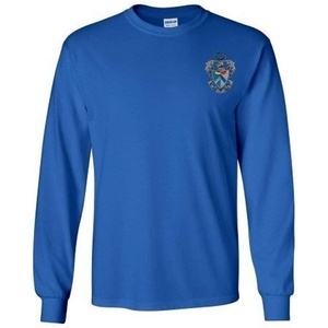 Sigma Tau Gamma Fraternity Crest Longsleeve Tee(Royal Blue)