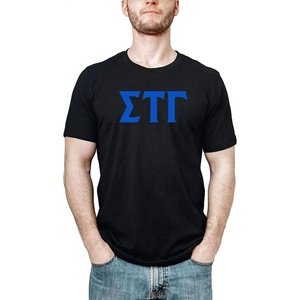 Sigma Tau Gamma Letter Tee(Black)