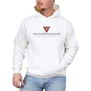Tau Kappa Epsilon Better Men Hooded Sweatshirt(White)