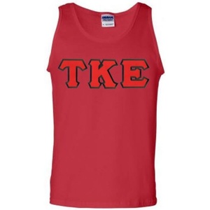 Tau Kappa Epsilon Lettered Tank Top(Red)