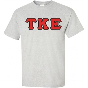 Tau Kappa Epsilon Lettered Tee(Light Grey)
