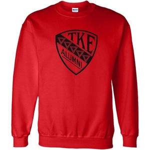 Tau Kappa Epsilon TKE Alumni Crewneck Sweatshirt(Red)