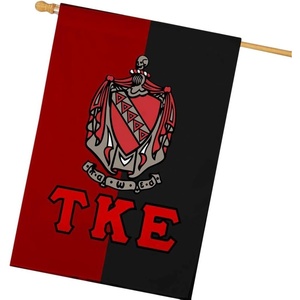 Tau Kappa Epsilon TKE Crest House Flag