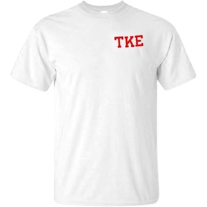 Tau Kappa Epsilon TKE Flag T-Shirt(White)