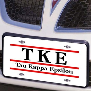 Tau Kappa Epsilon TKE Lettered Lines License Cover