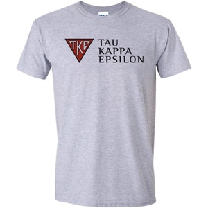 Tau Kappa Epsilon TKE Logo Short Sleeve Tee(Sports Grey)