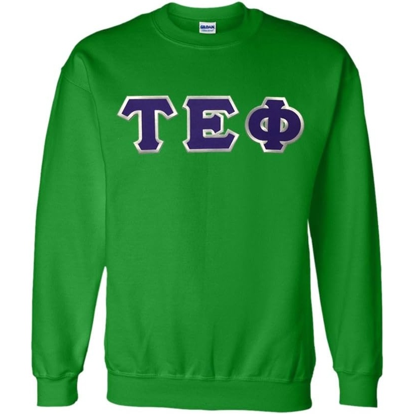 image:imageGreekgear Tau Epsilon Phi Lettered CrewneckIrish Green