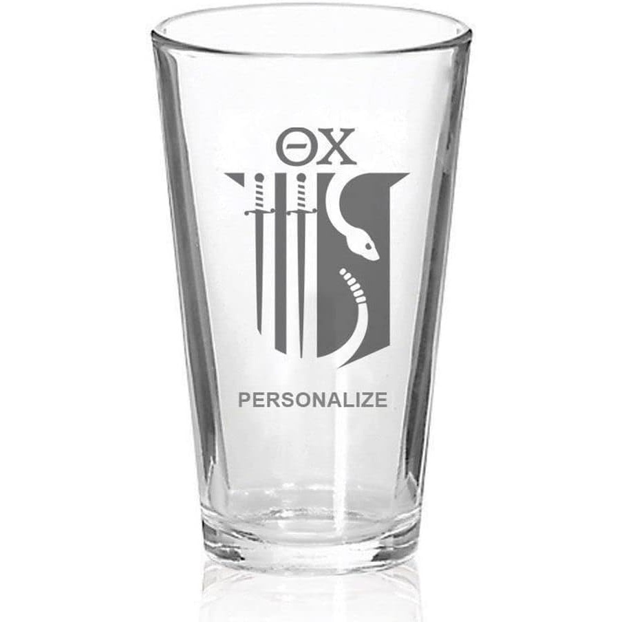 image:imageGreekgear Theta Chi Mixing Glass Transparent