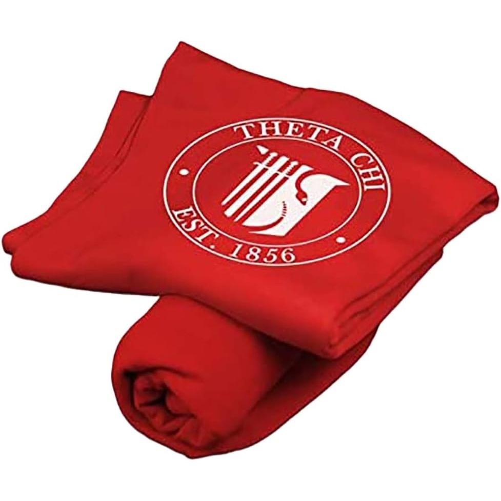 image:imageGreekgear Theta Chi Sweatshirt Blanket Red