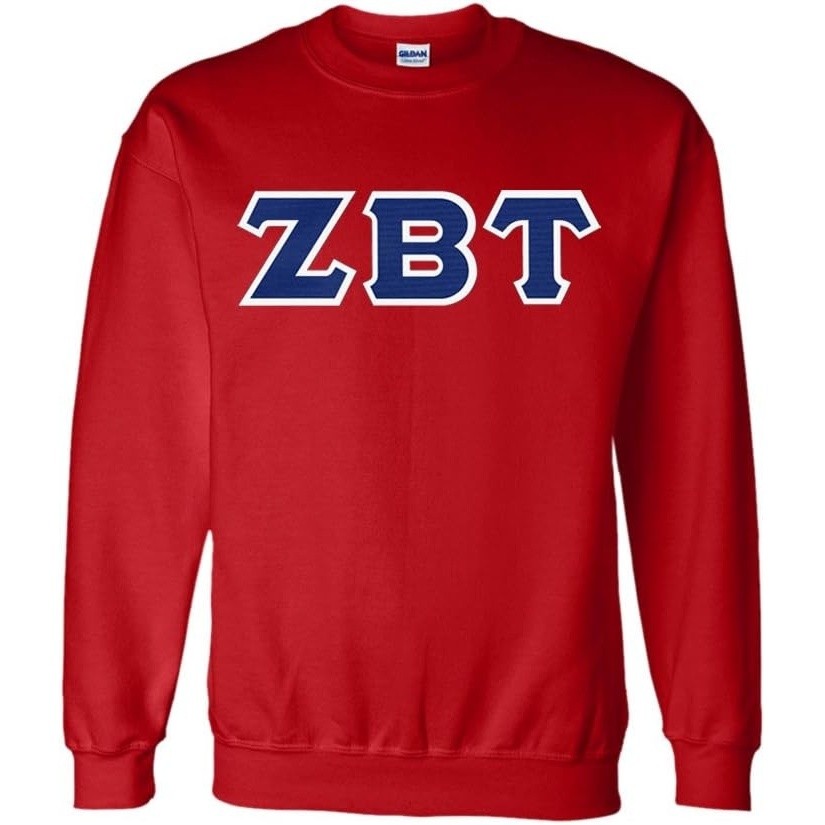 image:imageGreekgear Zeta Beta Tau Lettered CrewneckRed
