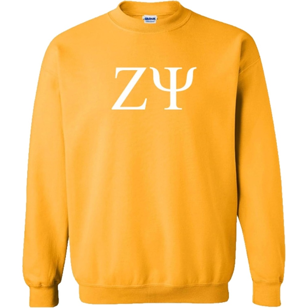 image:imageGreekgear Zeta Psi World Famous Crest Crewneck SweatshirtGold