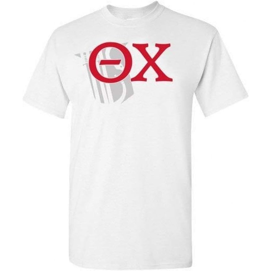 image:imageTheta Chi Greek Crest TShirtLight Grey