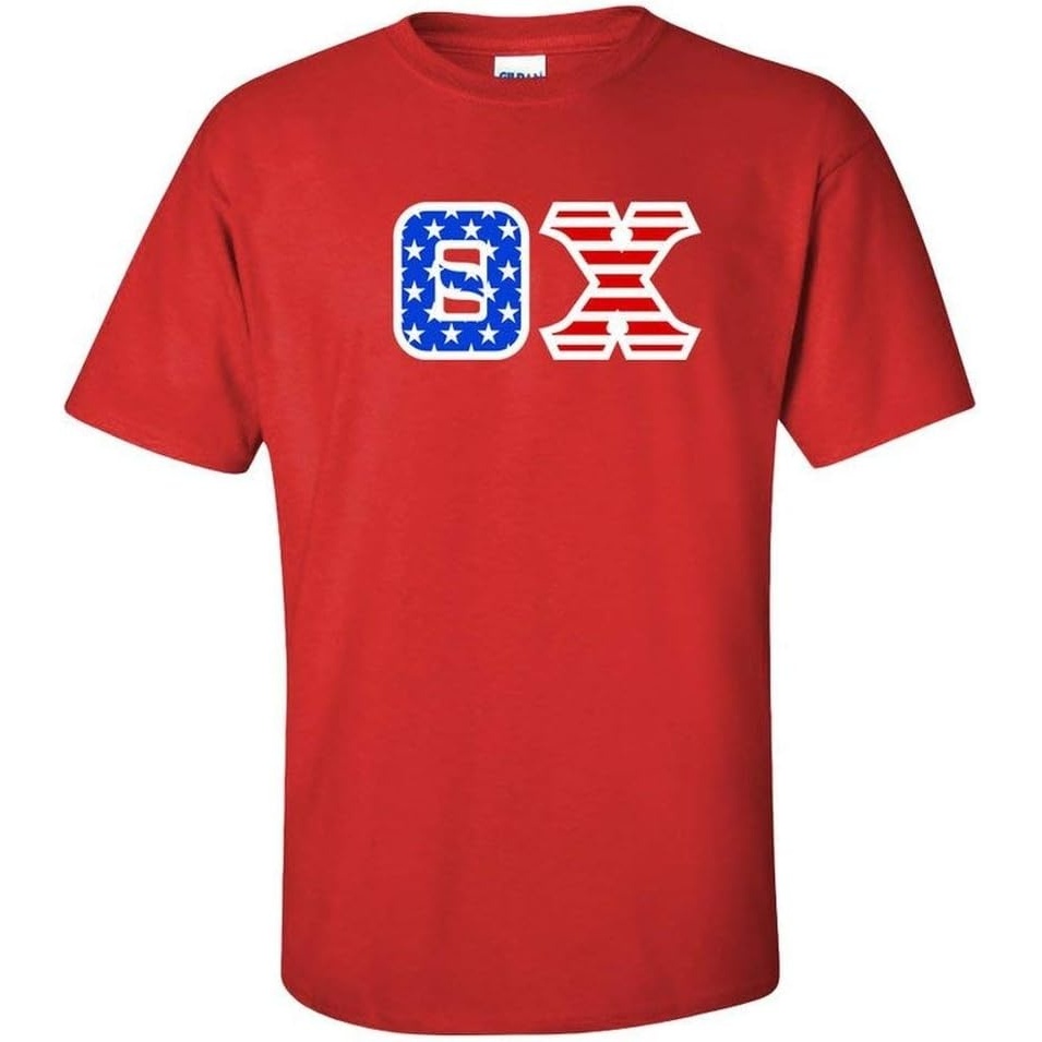 image:imageTheta Chi Greek Letter American Flag TeeRed