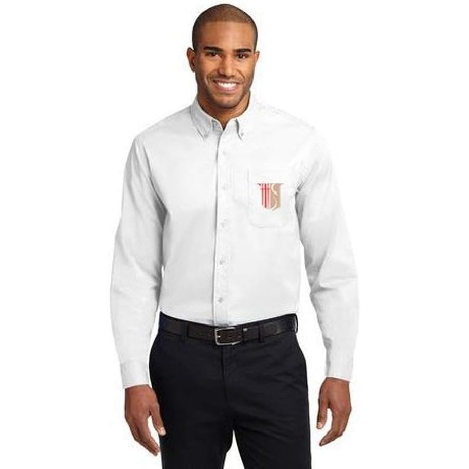 image:imageTheta Chi Long Sleeve OxfordWhiteLight Stone