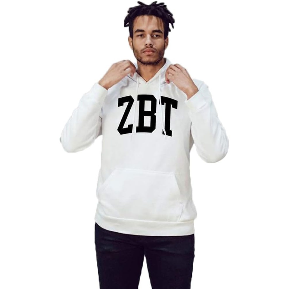 image:imageZeta Beta Tau ZBT Arched Greek Letter Hooded SweatshirtWhite