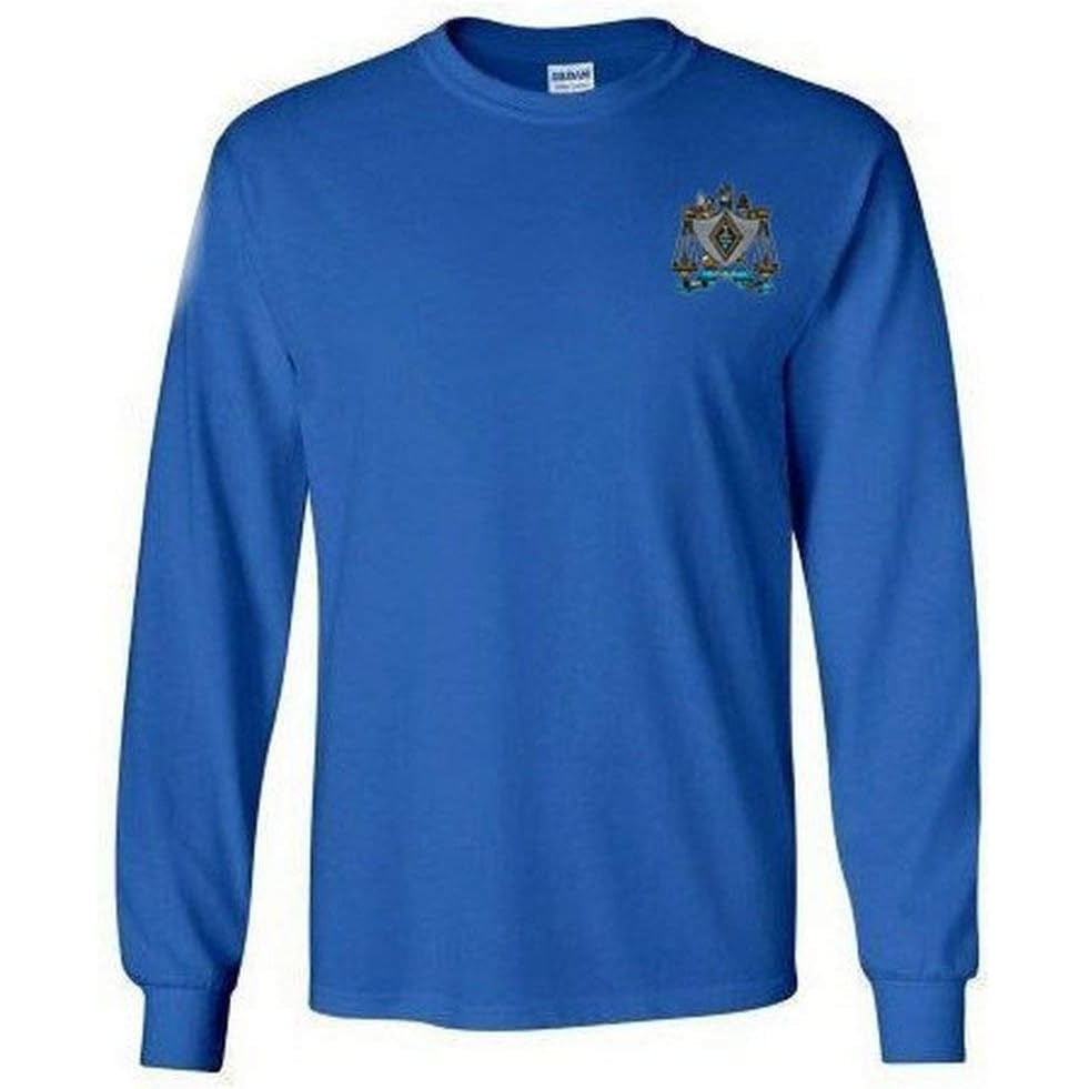 image:imageZeta Beta Tau ZBT Fraternity Crest Longsleeve TeeRoyal Blue