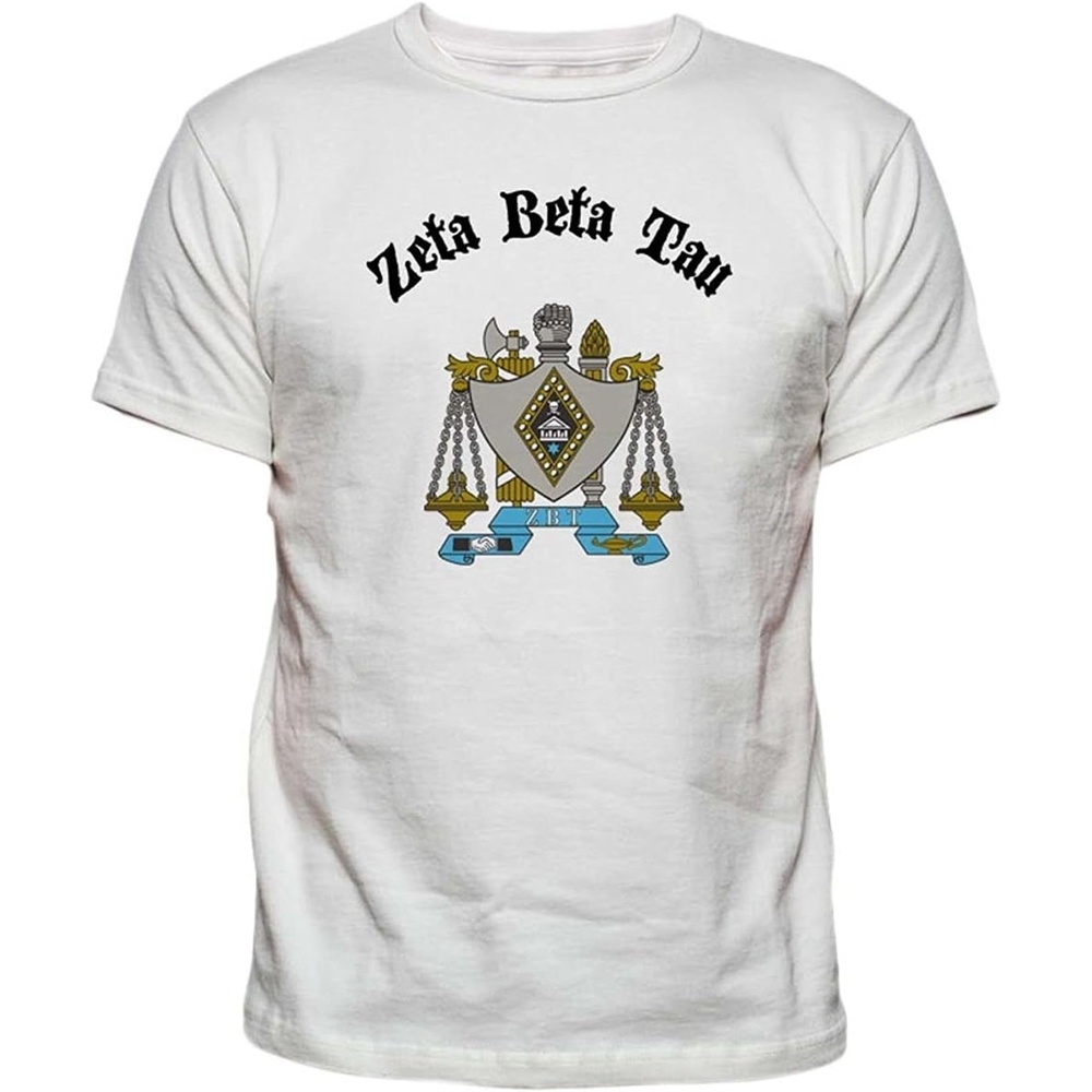 image:imageZeta Beta Tau ZBT Vintage Crest TShirtWhite