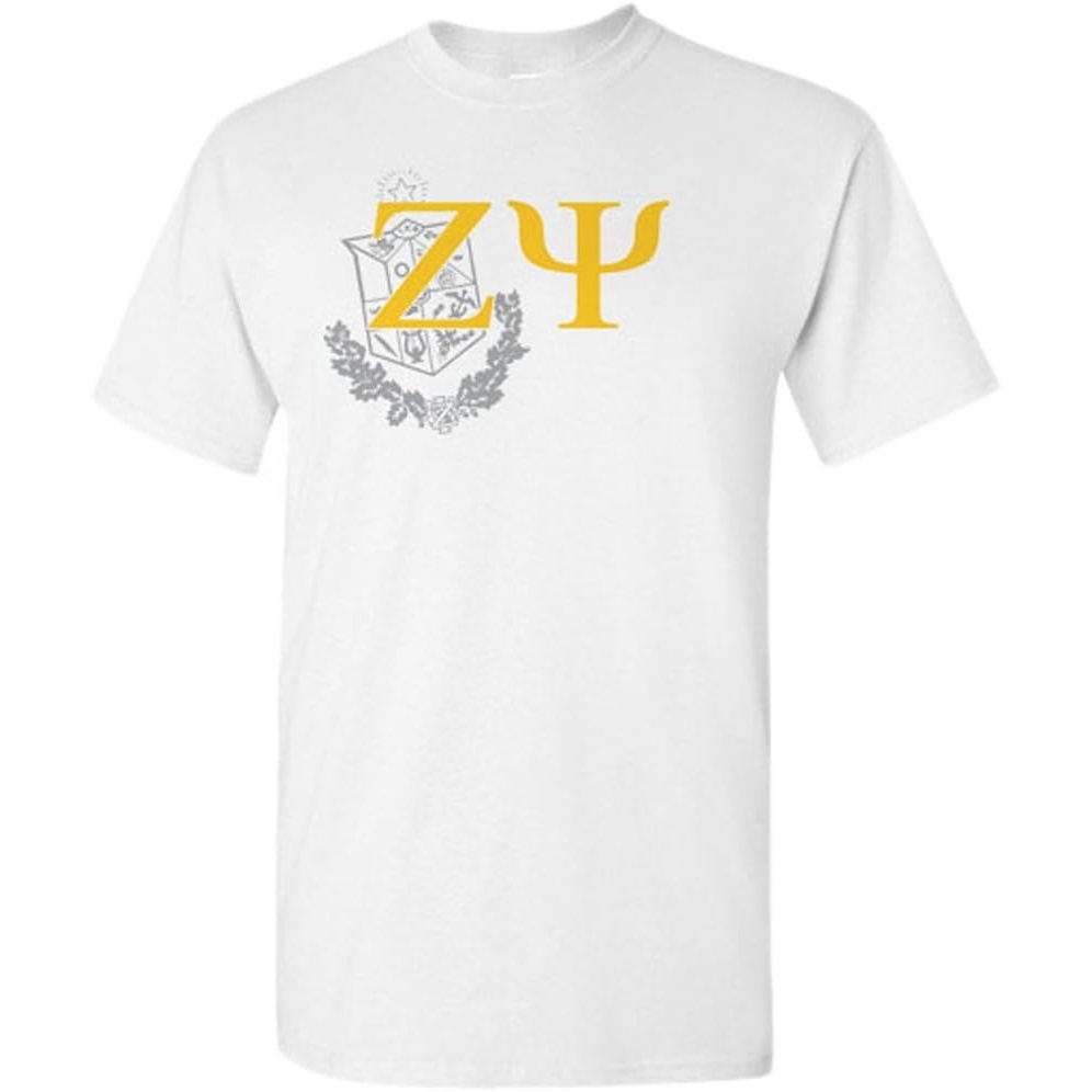 image:imageZeta Psi Greek Crest TShirtLight Grey