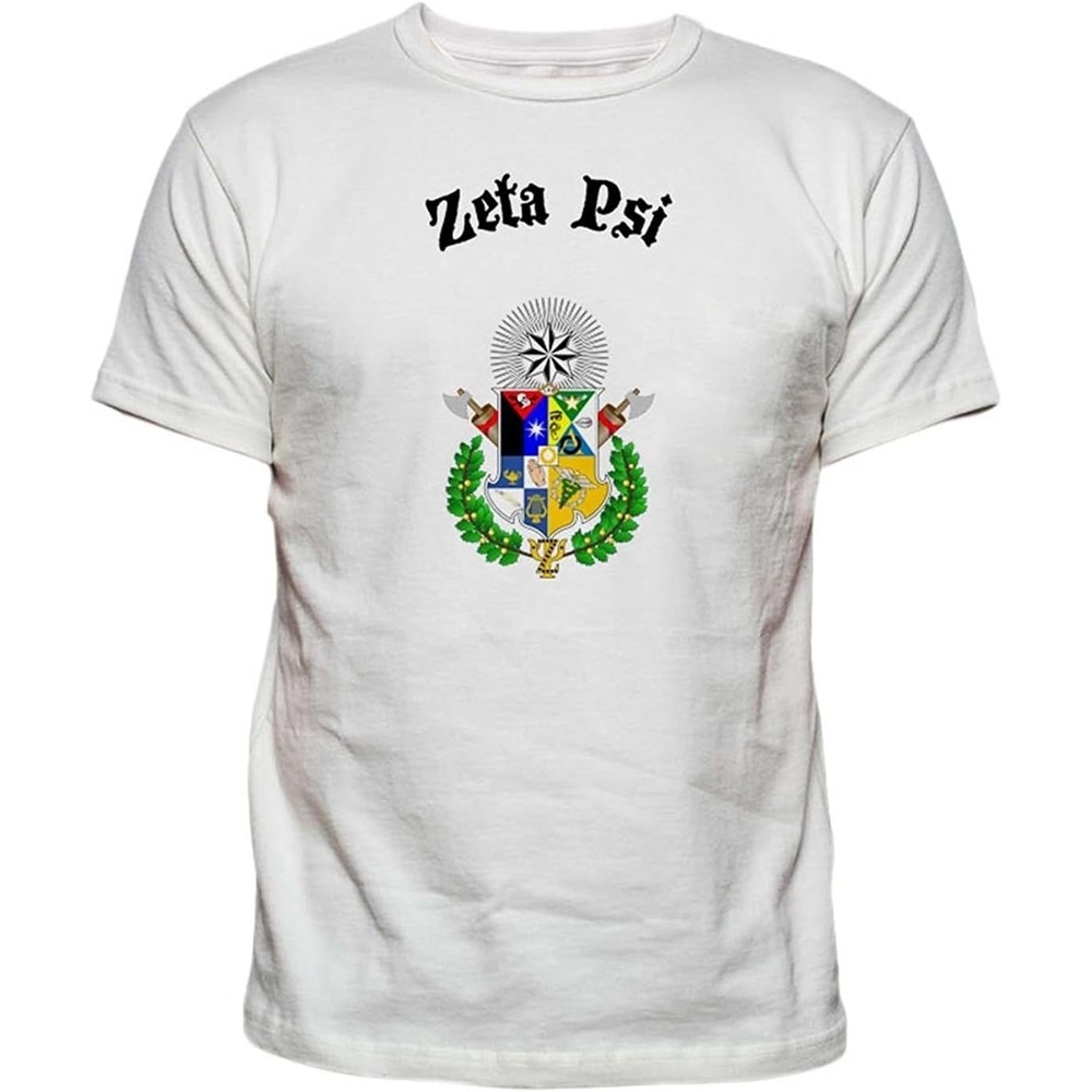 image:imageZeta Psi Vintage Crest TShirtWhite