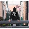 Greekgear Theta Chi Social Hooded Sweatshirt(Black)