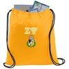 Greekgear Zeta Psi Crest Shield Cinch Sack